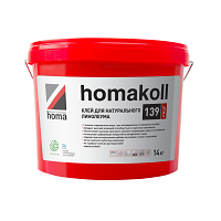 Клей для натурального линолеума Homakoll 139 Prof, 14 кг 